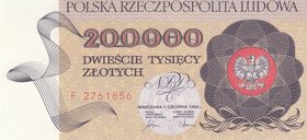 Poland 200000 Zlotych 1989
P# 155; UNC