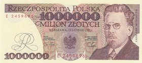 Poland 1000000 Zlotych 1991
P# 157; UNC