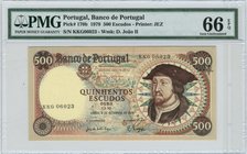 Portugal 500 Escudos 1979 ND PMG 66EPQ
P# 170b