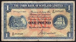 Scotland 1 Pound 1951
P# S816a; The Union Bank of Scotland