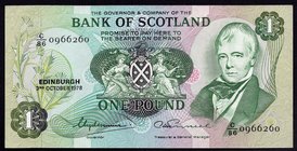 Scotland 1 Pound 1978
P# 111c; Bank of Scotland