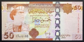 Libya 50 Dinars 2008
P# 75; № 272188; UNC