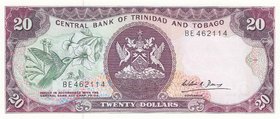 Trinidad and Tobago 20 Dollars 1985
P# 39c; UNC