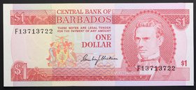 Barbados 1 Dollar 1973
P# 29a; № F 13713722; UNC