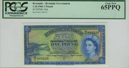 Bermuda 1 Pound 1966 PCGS 65PPQ
P# 20d