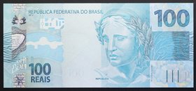 Brazil 100 Reais 2010
P# 257a; № AA 000271372; UNC; Prefix АА