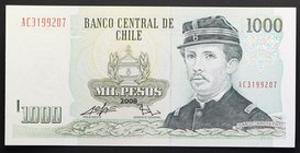 Chile 1000 Pesos 2008
P# 154; № AC 3199207; UNC