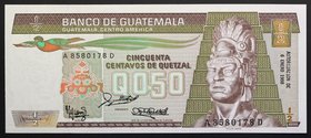 Guatemala 1/2 Quetzal 1988
P# 65; № A 8580178 D; UNC