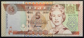 Fiji 5 Dollars 1995 RARE!
P# 97a; № S 617273; UNC; RARE!
