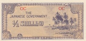 Oceania 0,5 Shilling 1942 Japanese Occupation
P# 1a; UNC