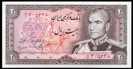 Iran 20 Rials 1974 - 1979 (ND)
P# 100b
