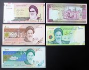 Iran Set of 5 Banknotes
UNC; Set 5 PCS