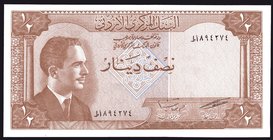 Jordan 1/2 Dinar 1959
P# 13c; UNC