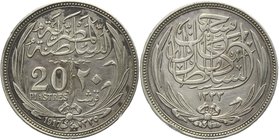 Egypt 20 Piastres 1917
KM# 321; Silver 27,76g.