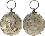 Kenya Medal "10th Anniversary of Independence" 1973 Rare
26.23g 36mm; UNC