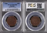 Somalia 5 Centesimi 1950 PCGS SP63RB
KM# Pr2