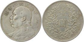 China Republic 1 Dollar Yuan 1919 (8)
Y# 329.6; Silver 26,50g.