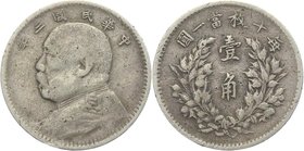 China Republic 10 Cents 1914 (3)
Y# 326; Silver 2,63g.