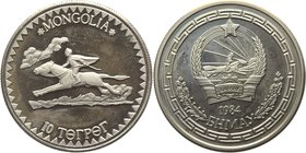 Mongolia 10 Tugrik 1984
Copper-Nickel 27,56g.