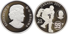Canada 25 Dollars 2011 RRR Wayne Gretzky
KM# 1173; Silver; In original box; Rare