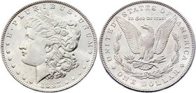 United States 1 Dollar 1887
KM# 110; Silver; "Morgan Dollar"; UNC