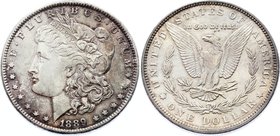 United States 1 Dollar 1889
KM# 110; Silver; "Morgan Dollar"; UNC