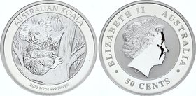 Australia 50 Cents 2013
KM# 1978; Silver; Australian Koala; UNC from Mint Roll