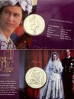 New Zealand 5 Dollars 1997
KM# 105; Mintage 9000; Golden Wedding Anniversary of the marriage of Queen Elizabeth II and Prince Philip; Comes with Orig...