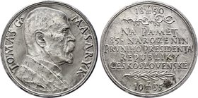 Czechoslovakia Medal "T. G. Masaryk. In memory of the 85th birthday of the First President of the Czechoslovak Republic" 1935
Silver (.987) 78.65g 60...