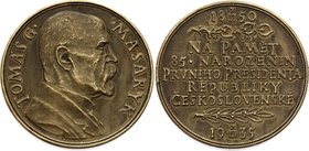 Czechoslovakia Medal "T. G. Masaryk. In Memory of the 85th Birthday of the First President of the Czechoslovak Republic" 1935
44.81g 50mm; T. G. Masa...
