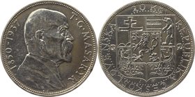 Czechoslovakia 20 Korun 1937
KM# 18; Silver; Death of President Masaryk