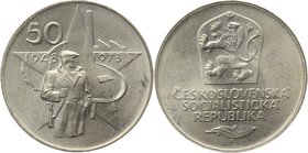 Czechoslovakia 50 Korun 1973
KM# 78; Silver; 25th Anniversary - Victory of Communist Party