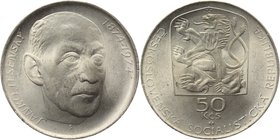Czechoslovakia 50 Korun 1974
KM# 81; Silver; Centennial - Birth of Janko Jesensky