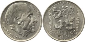 Czechoslovakia 50 Korun 1975
KM# 83; Silver; Centennial - Birth of S. K. Neumann