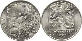 Czechoslovakia 100 Korun 1979
KM# 99; Silver; 50th Anniversary - Birth of Jan Botto