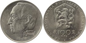Czechoslovakia 100 Korun 1981
KM# 104; Silver; Centennial - Birth of Prof. Otakar Spaniel