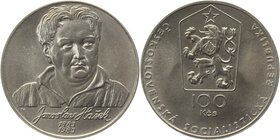 Czechoslovakia 100 Korun 1983
KM# 109; Silver; Centennial - Birth of Jaroslav Hasek