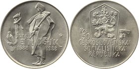 Czechoslovakia 50 Korun 1988
KM# 129; Silver; 300th Anniversary - Birth of Juraj Janosik