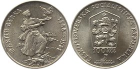Czechoslovakia 100 Korun 1988
KM# 132; Silver; Centennial - Birth of Martin Benka