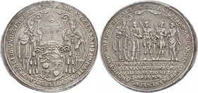 Austria Salzburg Thaler 1692
KM# 233, Dav# 3509; Maximilian Gandolph Graf von Kuenburg, 1668-1687. 1100th Anniversary of the Founding of the Bishopri...