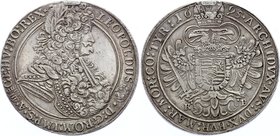 Austria Thaler 1695 KB
Dav# 3264; Leopold I (1657-1705). Kremnitz, Kremnica. UNMOUNTED. Silver. XF