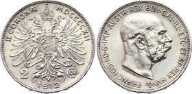 Austria 2 Corona 1912
KM# 2821; Silver; Franz Joseph I