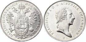 Austria-Hungary Lombardy-Venetia 1 Scudo 1825 V - Venezia
C# 8; Silver; Franz I; XF