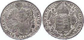 Hungary 1 Thaler 1776 X SK-PD
KM# 386.1; Silver; Maria Theresia; Beautiful Coin with Outstanding Toning
