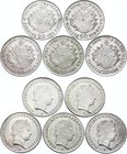 Hungary Lot of 5 20 Kreuzer 1848 B
Kremnitz Mint; Silver; Ferdinand I