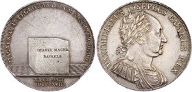 German States Bavaria Conventionthaler 1818
KM# 708; Silver; XF