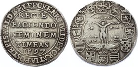 German States Braunschweig-Wolfenbüttel 1 Thaler 1597
MB# 290, Dav# 9091; Obv: Inscription, date in circle, titles of Heinrich Julius Obv. Inscriptio...