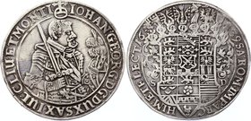 German States Saxony 1 Thaler 1639 SD
KM# 425; Silver; Johann Georg I