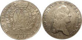 German States Saxony Albertine Ausbeute Thaler 1781 IEC
Dav# 2696; Friedrich Augustus III AU/UNC with lustre. Very rare in this grade!
