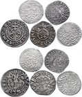 German States Lot of 5 Coins 1587 - 1615
2 Kreuzer & 1/25 Thaler 1587-1615; Almost all coins are frome different states; Silver